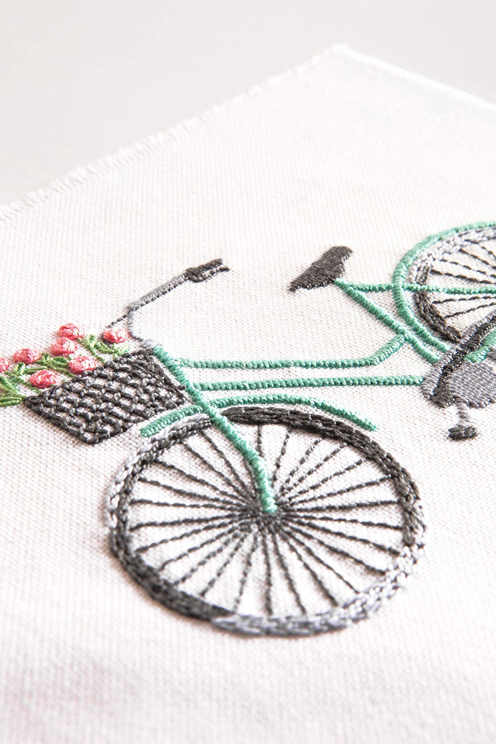 DMC Bicycle Embroidery Kit, Multi, Small - Image 2