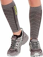 Vista 1 de Zensah mangas de compresión para piernas ultraligeras, para pantorrilla, para hombres y mujeres, alivia el dolor debido a la inflamación de los Gris
