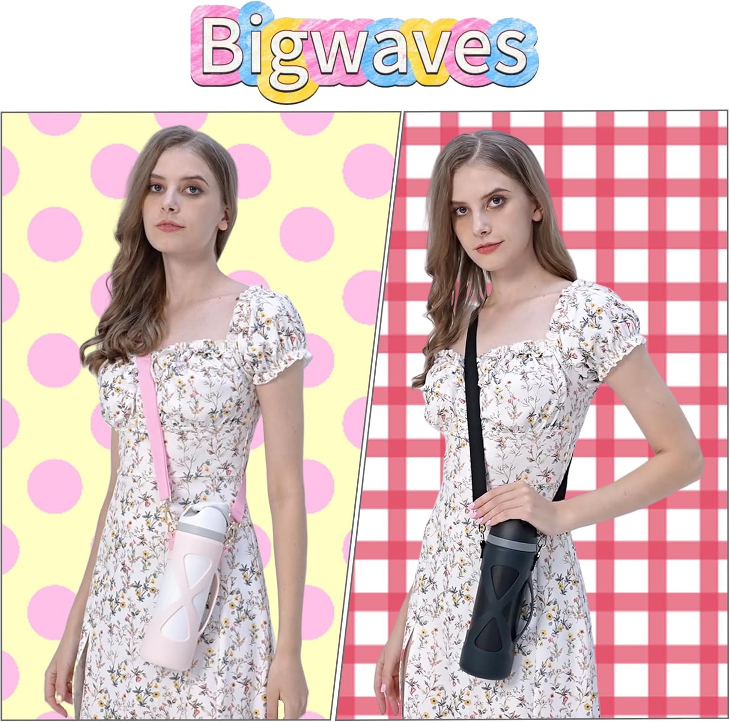 Silicone Boot with Handle for Owala Freesip Water Bottle 24 Oz, Water Bottle Carrier Grip Accessories for Running Bike, Gym Or Jogging - Image 6