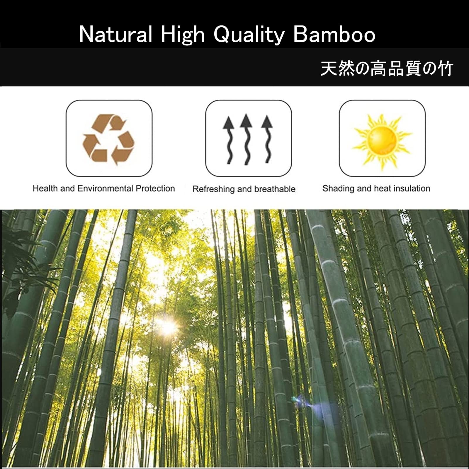 Store enrouleur en bambou naturel – Stores romains en bois pour portes et fenêtres d'intérieur, tonnelle de jardin, terrasse, stores occultants verticaux, de 60 à 120 cm, parfait pour la décoration de