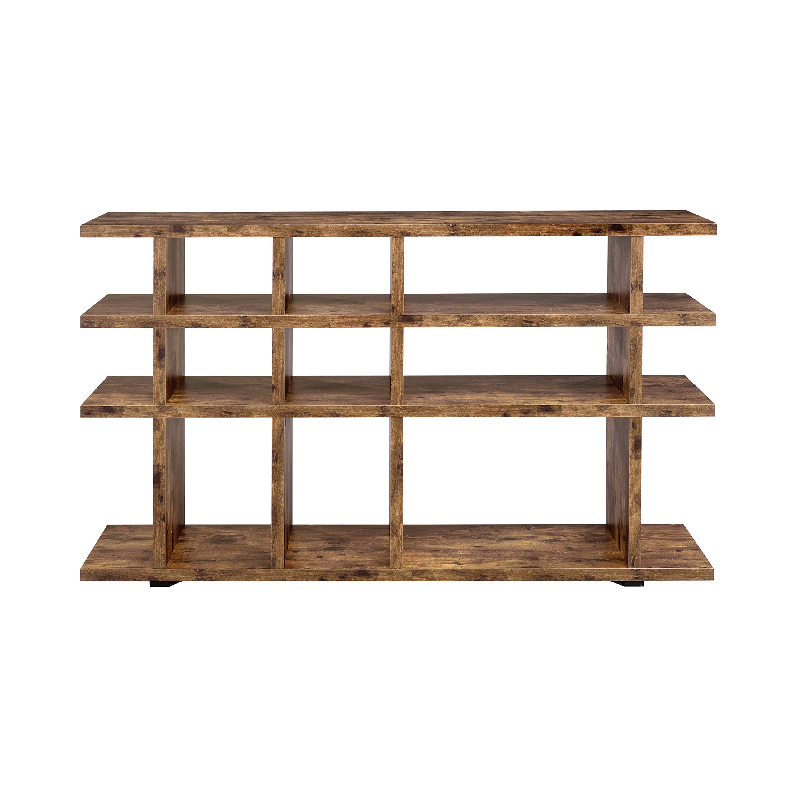 Amazon.com: Coaster Furniture 3-Tier Bookcase Antique Nutmeg Open
