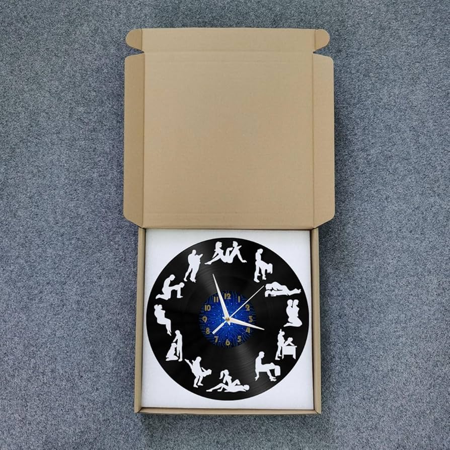 ホーンテッドマンション　ビニール　レコード　壁時計　掛け時計　時計　壁掛け時計 Amazon.co.jp: 時計静かビニールレコードの壁掛け時計、ランプ付