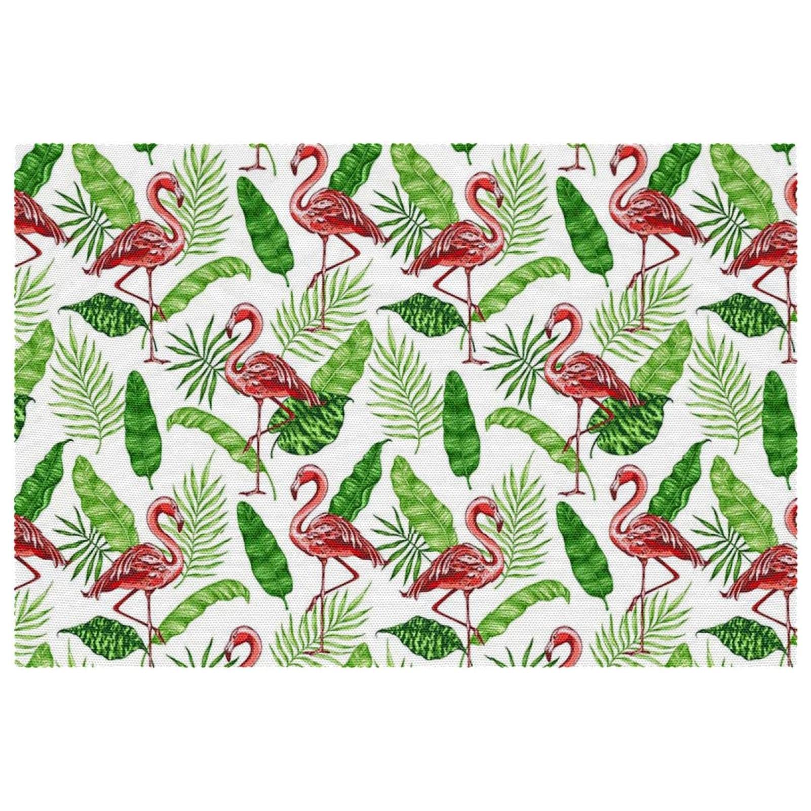 Sets de table vintage flamant rose de qualité supérieure résistants à l'eau