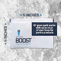 Vista 6 de Integra Boost - Nivel de humedad del 55% - Tamaño de 2.36 oz - Paquete de control de humedad bidireccional - Incluye tarjetas indicadoras