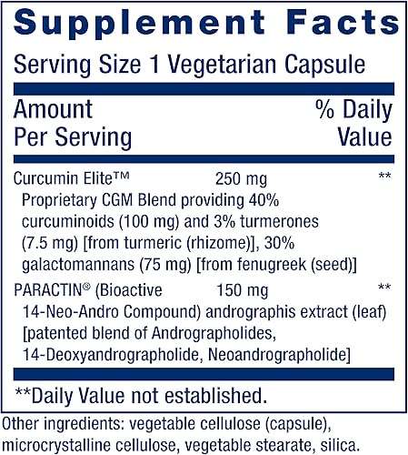 Miniatura 3 de Life Extension Arthro-Immune Joint Support, Curcumin Elite™ Extracto de cúrcuma, Andrographis paniculata, apoya la movilidad y la flexibilidad,
