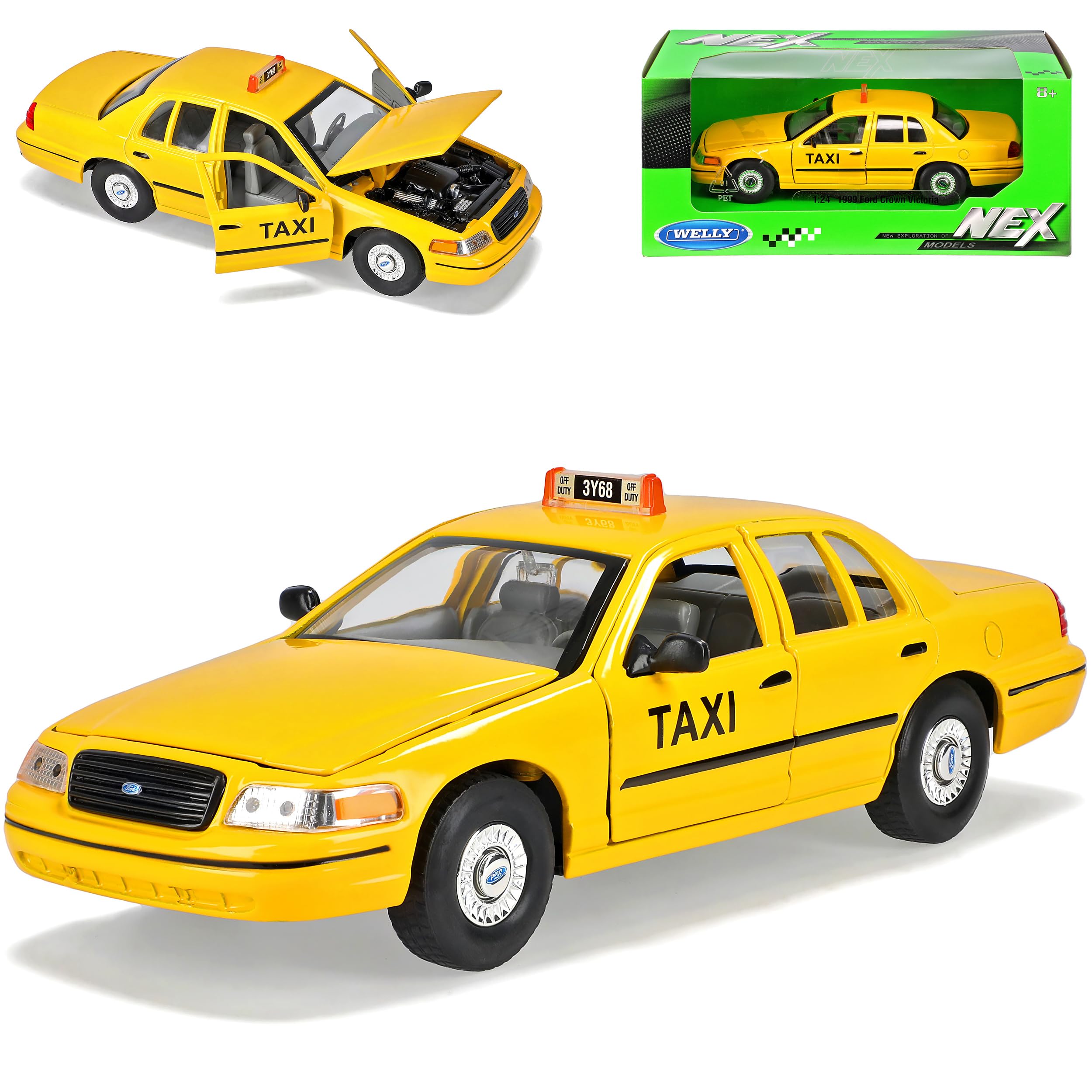 Luz Verde 1: 64 Sala De Exposição Série De Piso 6-1991 Ford LTD Crown Victoria Light Titanium 68060 F I.799218646 - Foto 7