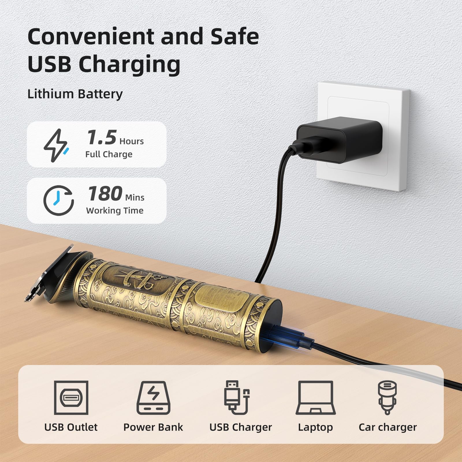 Apiker Tagliacapelli Uomo 6 IN 1, Regolabarba Uomo Rasoio Elettrico Barba Capelli Corpo Schermo LCD, Professionale Macchinetta per Capelli T-Blade con 9 Pettini Set,Trimmer Capelli USB Ricaricabile