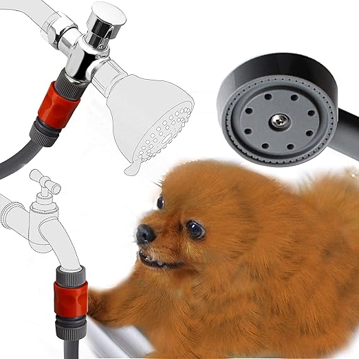 YOO.MEE Dog Shower Attachment, InDoor and OutDoor Quick Connect for