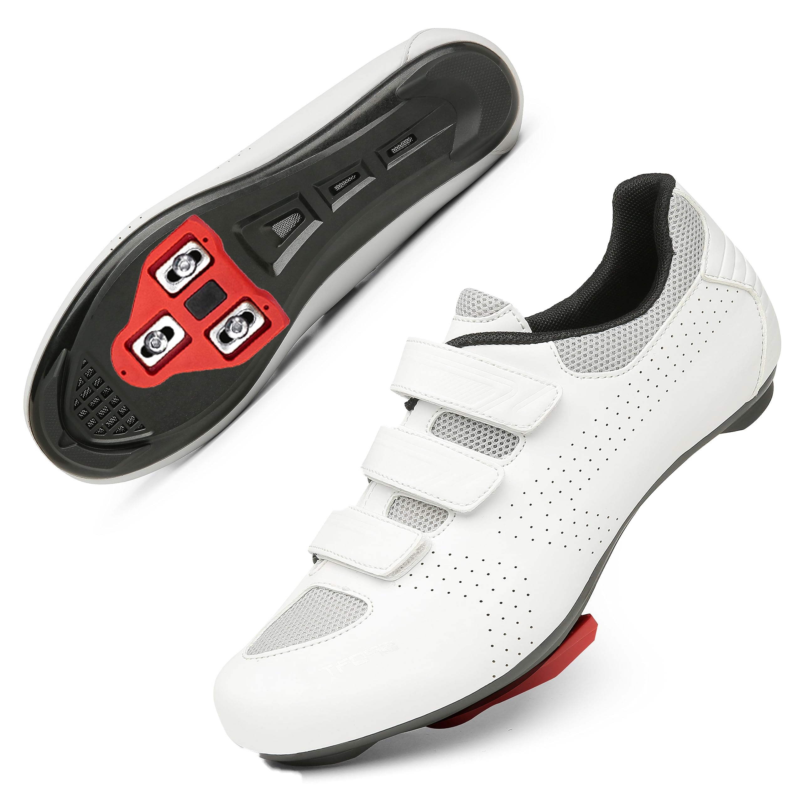 Honosuker Cycling Shoes Women Compatible with Peloton Bike, Indoor & Outdoor Road Cycling - Lightweight Spinning Shoes with Delta Cleats