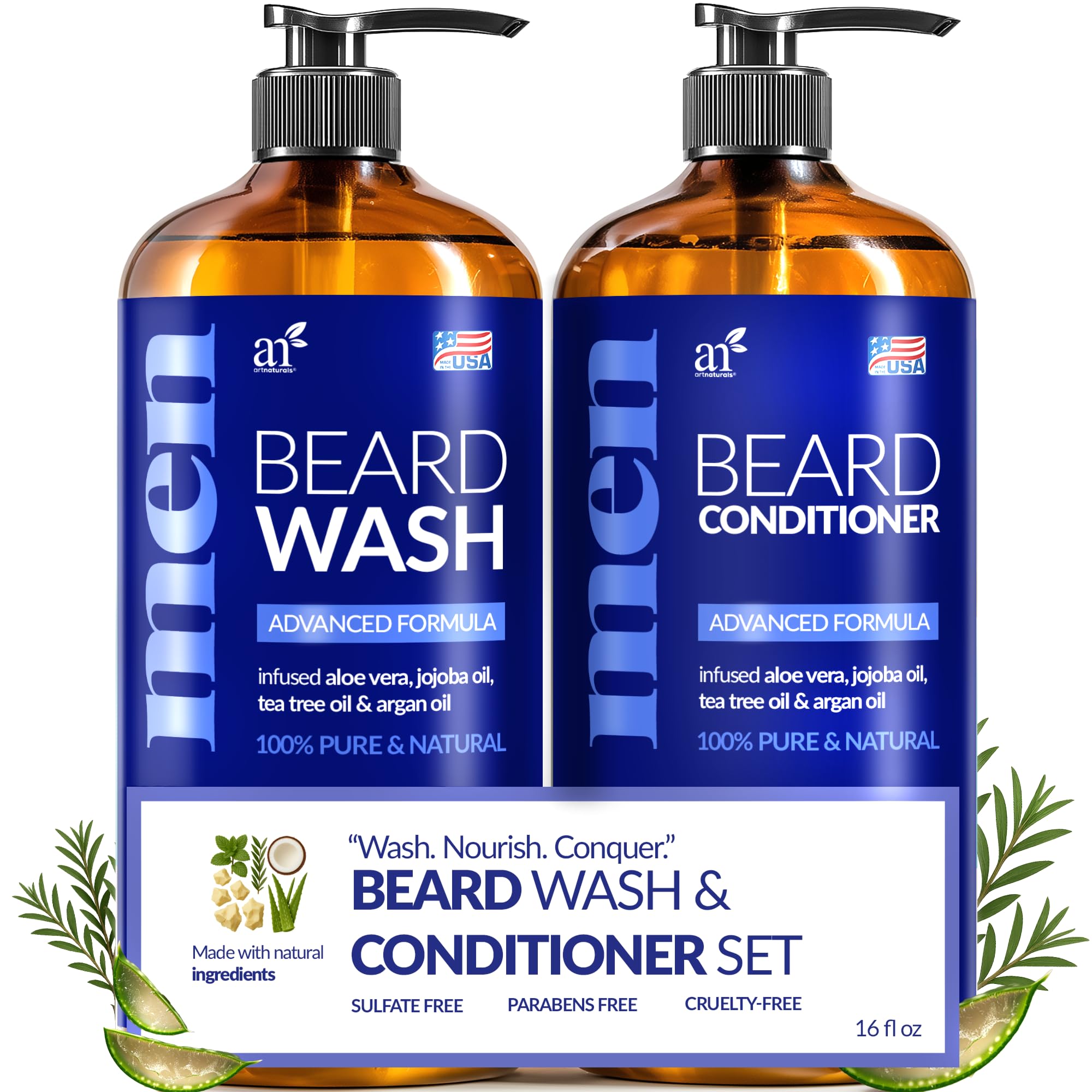 ArtNaturals Rice Water Shampoo & Conditioner Set, 16 fl oz