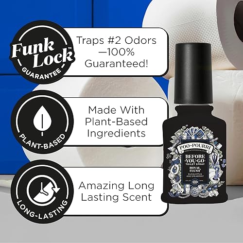 Miniatura 2 de Poo-Pourri Before-You-Go Espray para inodoro, Plástico, Aroma Royal Flush, 2 onza