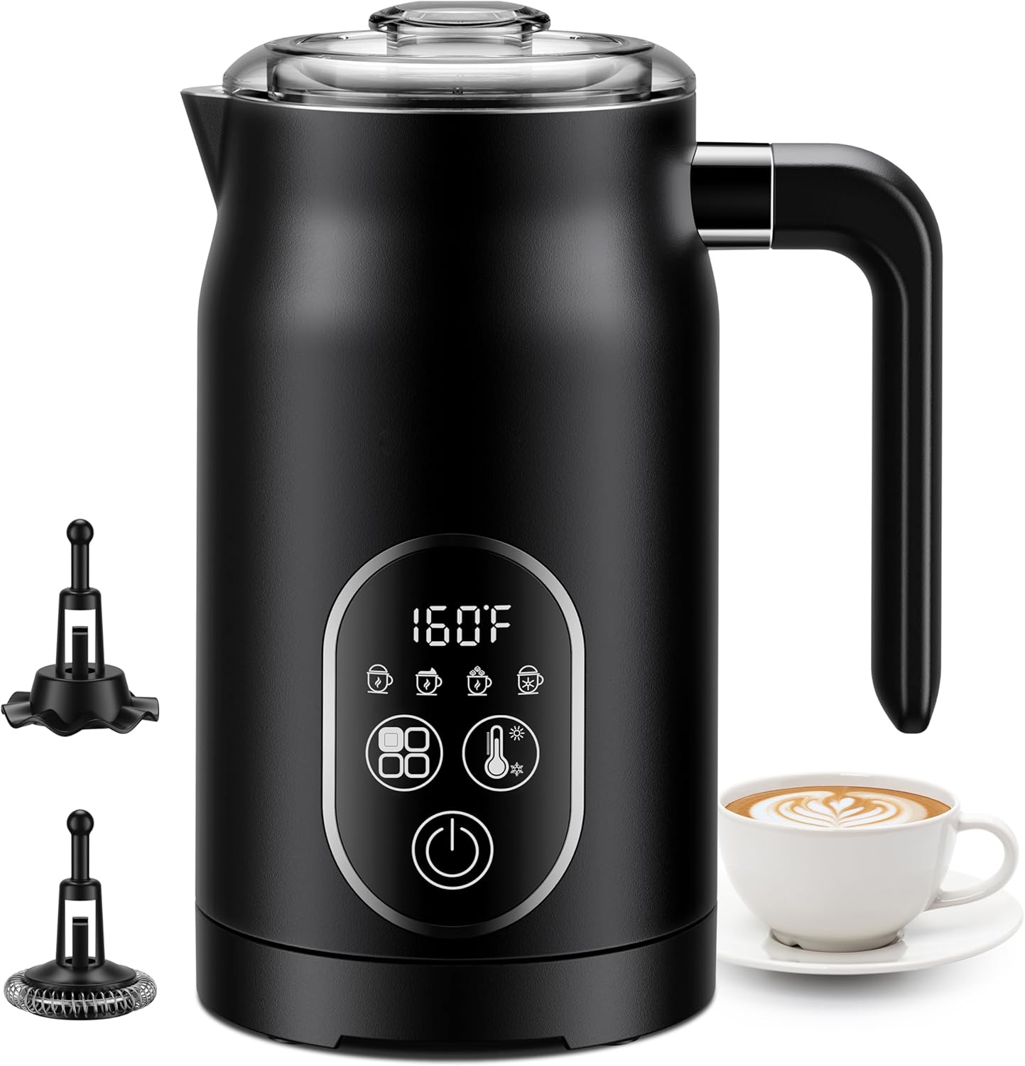 KIDISLE Iced Coffee Maker Bundle 4 in 1 Milk Frother Home
