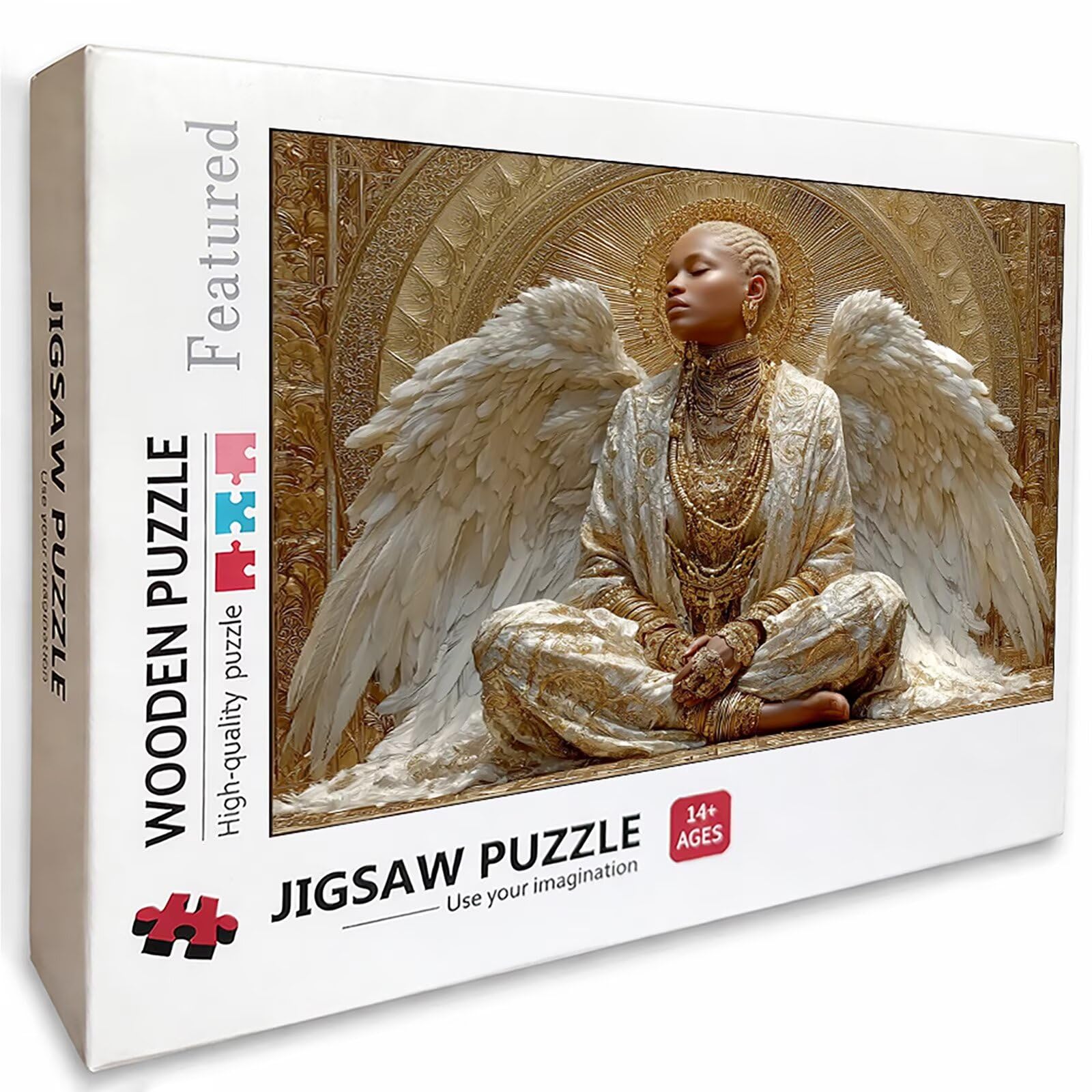 Puzzle Arte con Scatola Donna, Ala Puzzle Legno 4000 Pezzi Adulti 141x87cm, DIY Classici Gioco, Attività di Intrattenimento ad Alta Difficoltà, Jigsaw Per Tutta La Famiglia, Regalo Donna, X-7849