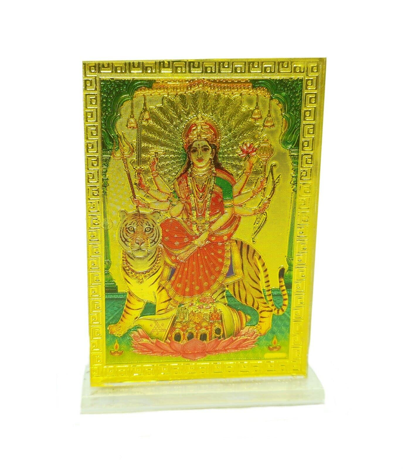 Durga Yantra Doorga Yantra (Stand Yantra for Home/Car) Energized