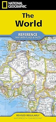 National Geographic World Map (folded with flags and facts) (National Geographic Reference Map) National Geographic World Map (folded with flags and facts) (National Geographic Reference Map)