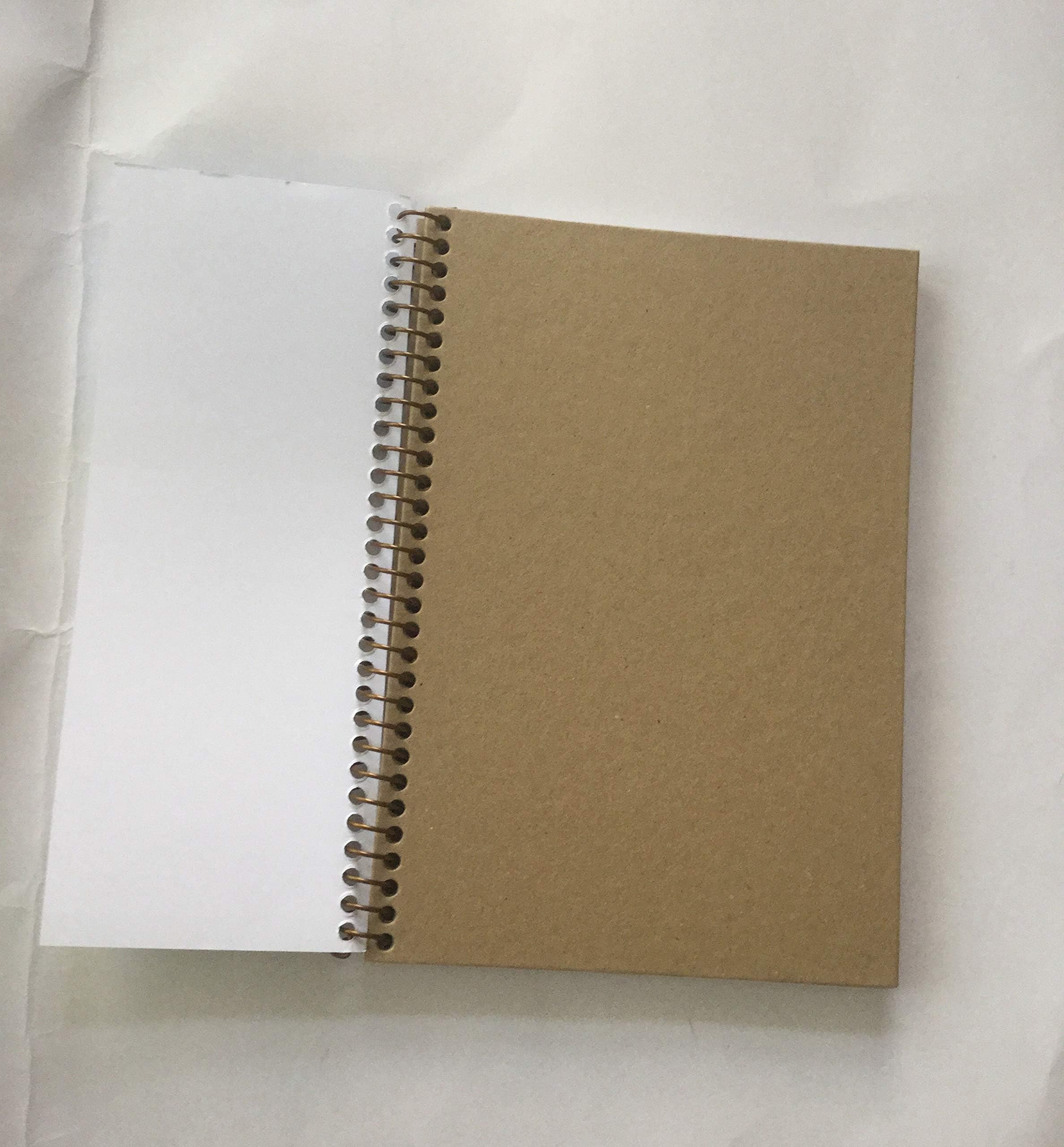 Sugarcane-Based Hard Back Spiral 1 Subject Notebook College Ruled 9 x 6inch from Sustainable Earth by Staples (Plain)