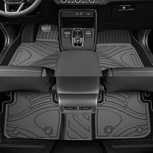 Vista 345 de Powerty Alfombras resistentes para BMW X3 2018 a 2024 y BMW X4 2019 a 2024, a medida para accesorios de X3 y X4, de elastómero termoplástico 3D