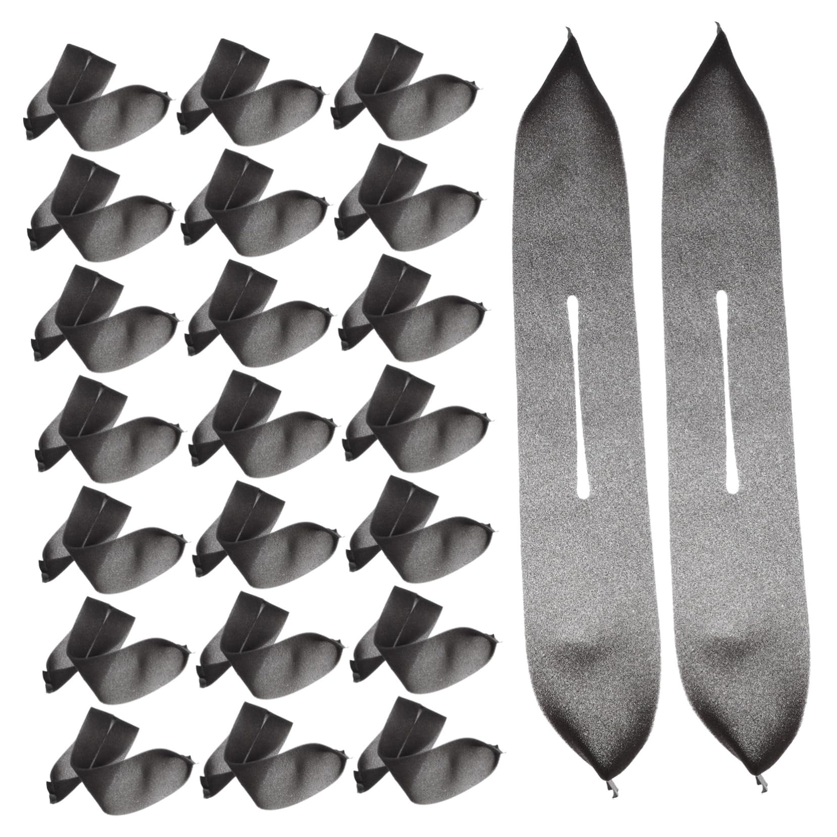 SOESFOUFU Cloth Hanger Wrapper Set 50pcs Sponge Covers for Hangers Anti-Skid Foam Dress Covers