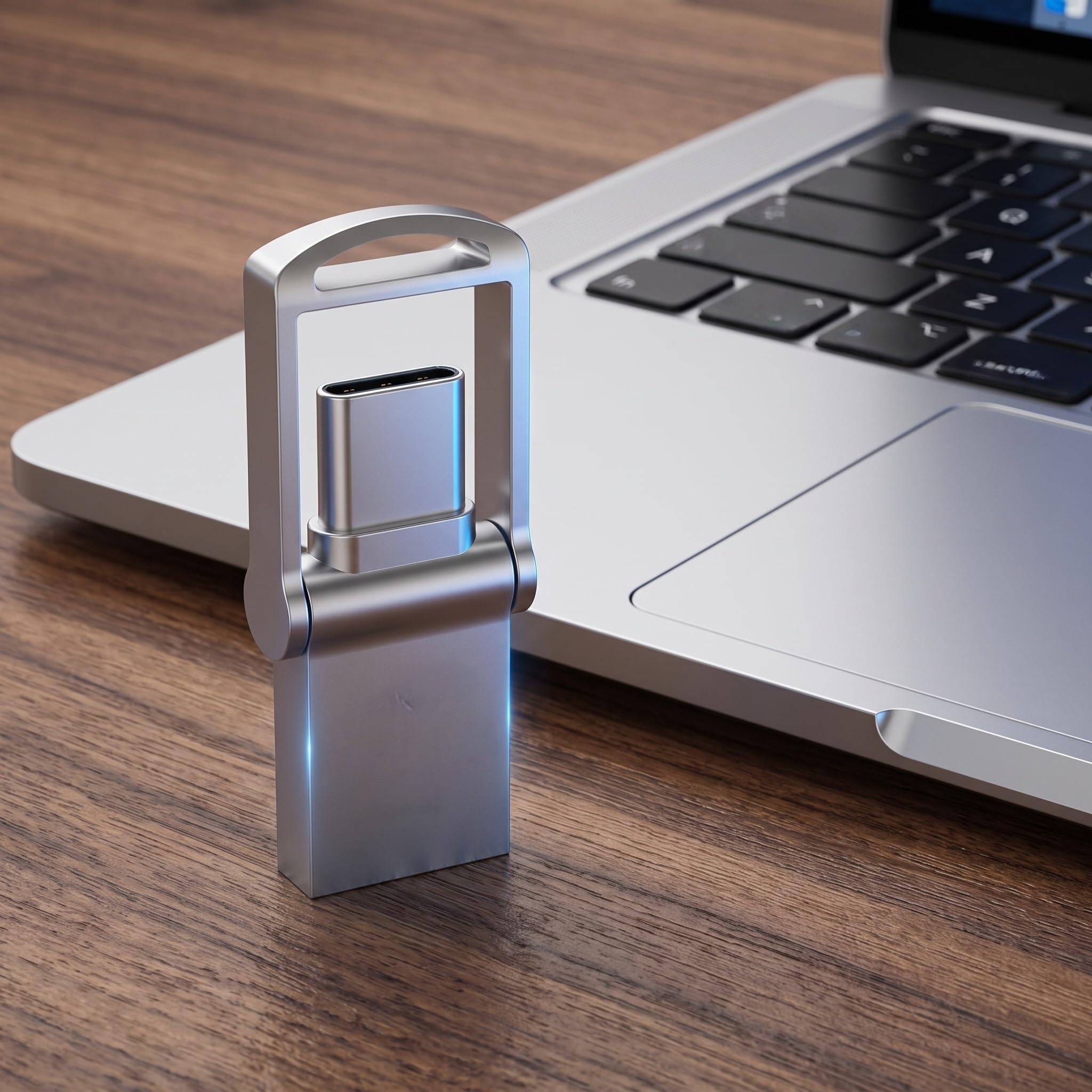 Flash Drive USB C de 16 GB 2 em 1, interface dupla, tipo C e USB 3.0, pendrive OTG