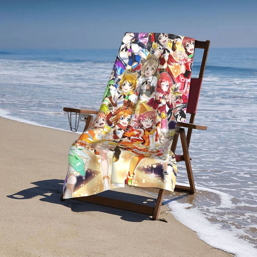 Amazon｜ラブライブ！ バスタオル マイクロファイバー 吸水 速乾 耐久