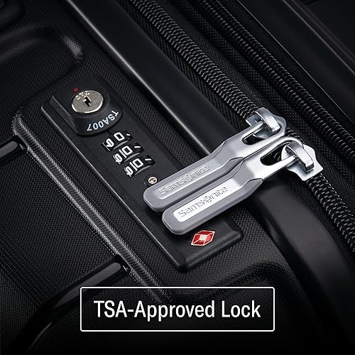 Miniatura 43 de Samsonite Freeform – Maleta rígida, expandible con ruedas dobles giratorias, Blanco