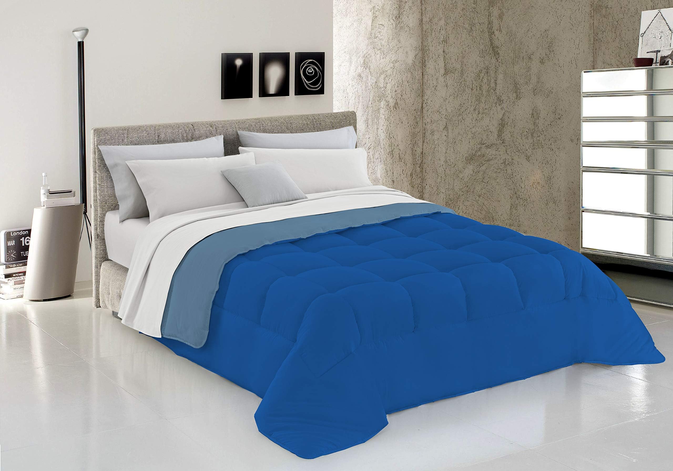 Datex Winter Duvet, Royal/Light Blue 40 x 55 e 50 x 100 Royal/Azzurro