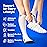 SB SOX Compression Socks for Men & Women (20-30 mmHg) - Best Support Stockings for Travel, Medical, and Sports - Perfect for Everyday Wear (Large, White/Black)