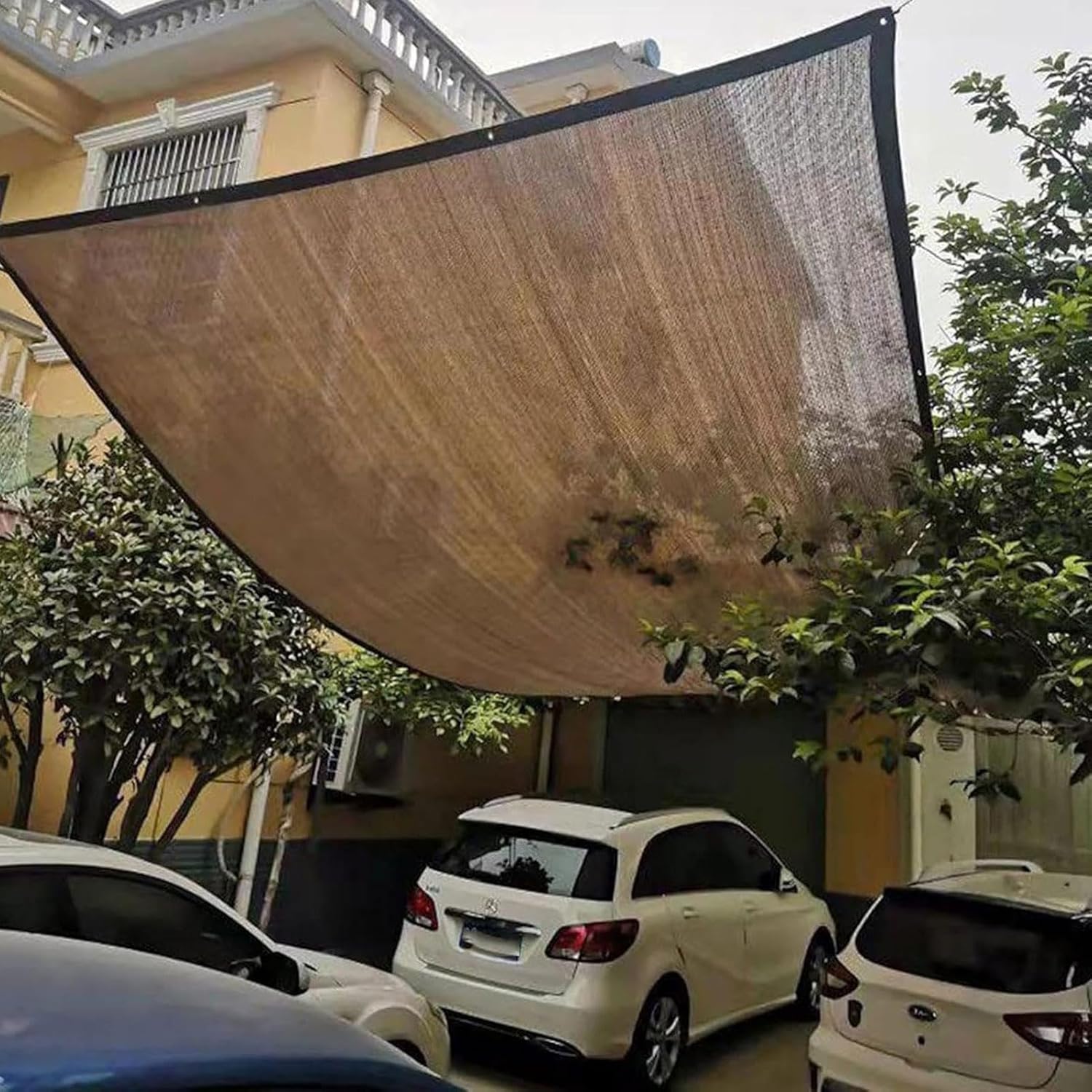 Shade Cloth for Garden, 80%-85% Shade Fabric, Plant Shade Cloth, Heat Insulation Shade Netting, for Patio Greenhouse Pergola Chicken Coop Barn Kennel Garage