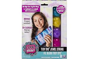 Tidy Jewel String Kit for Fabric Dyeing - Polyester Dyeing String Kit,...