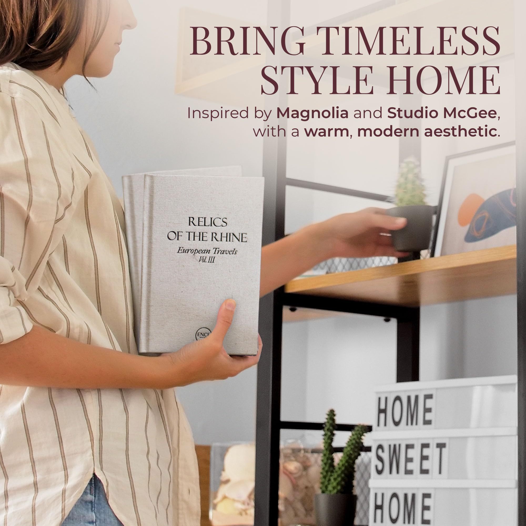 Amazon.com: Decorative Books for Home Decor (Large) - Set of 3