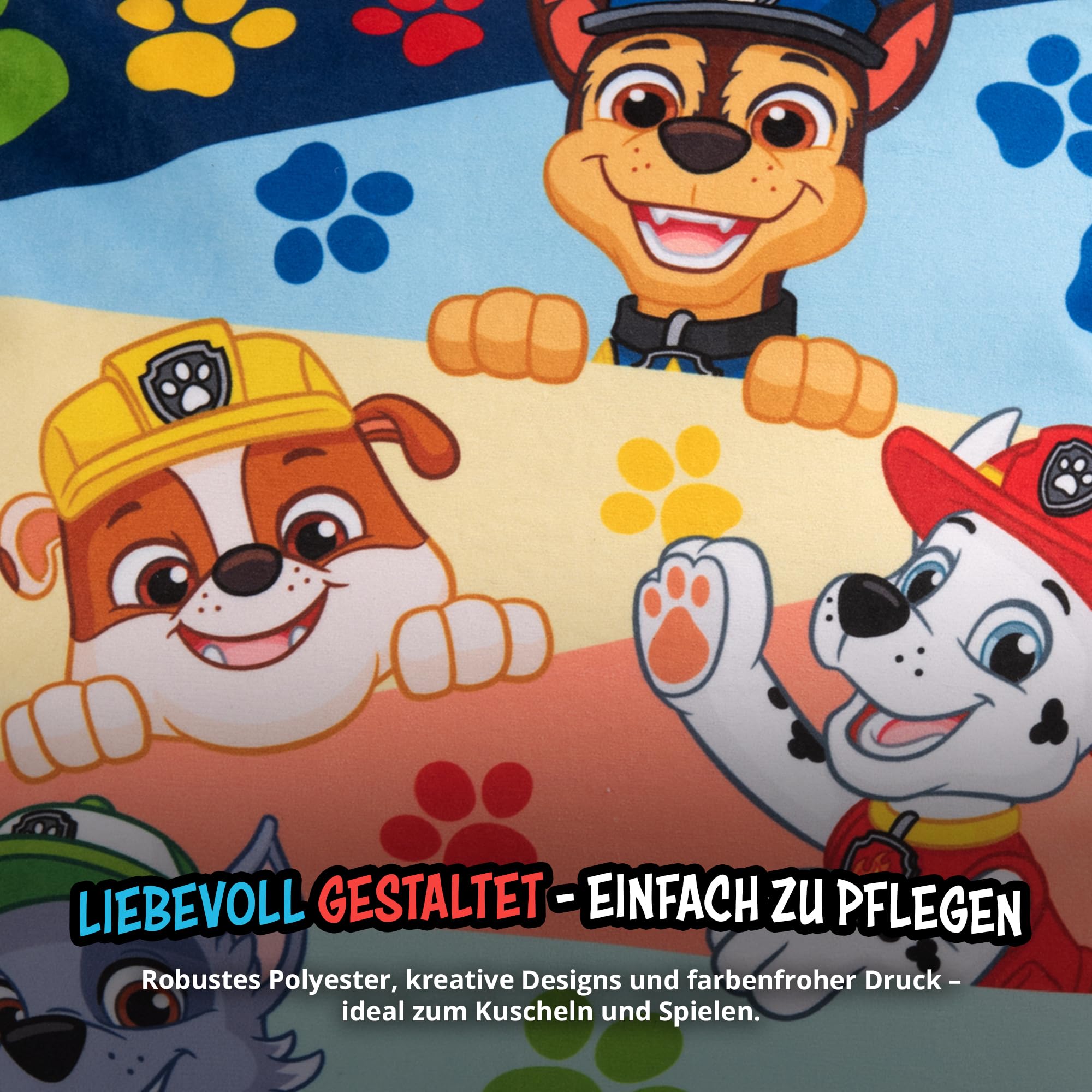 Coussin Décoratif Paw Patrol Fille's Time - Oreiller Rose 30x30 Cm Pour Chambre Enfant