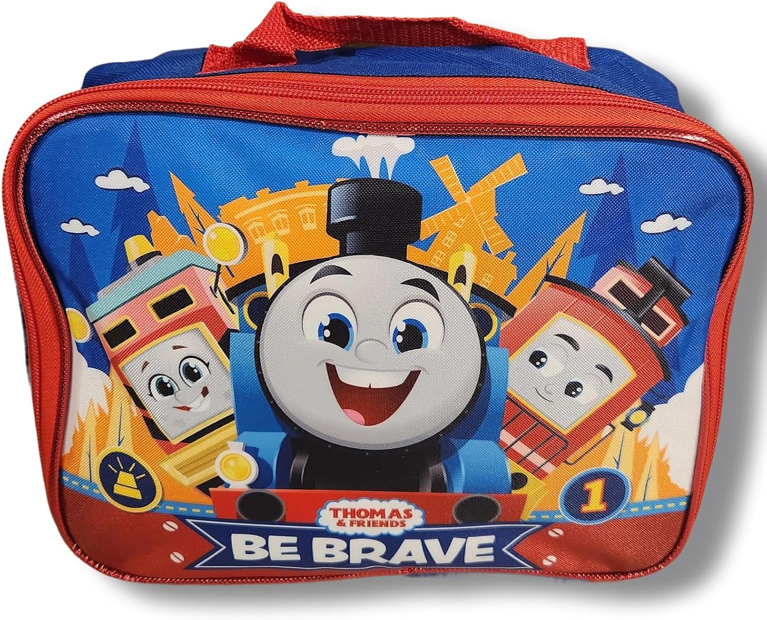 Ruz Thomas Train and Friends 16 Inch Backpack with Detachable Lunch Box