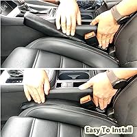 Vista 3 de Relleno para espacio entre asiento de coche de piel sintética, 2 unidades, protector de asiento sin goteo, universal, para evitar que caigan
