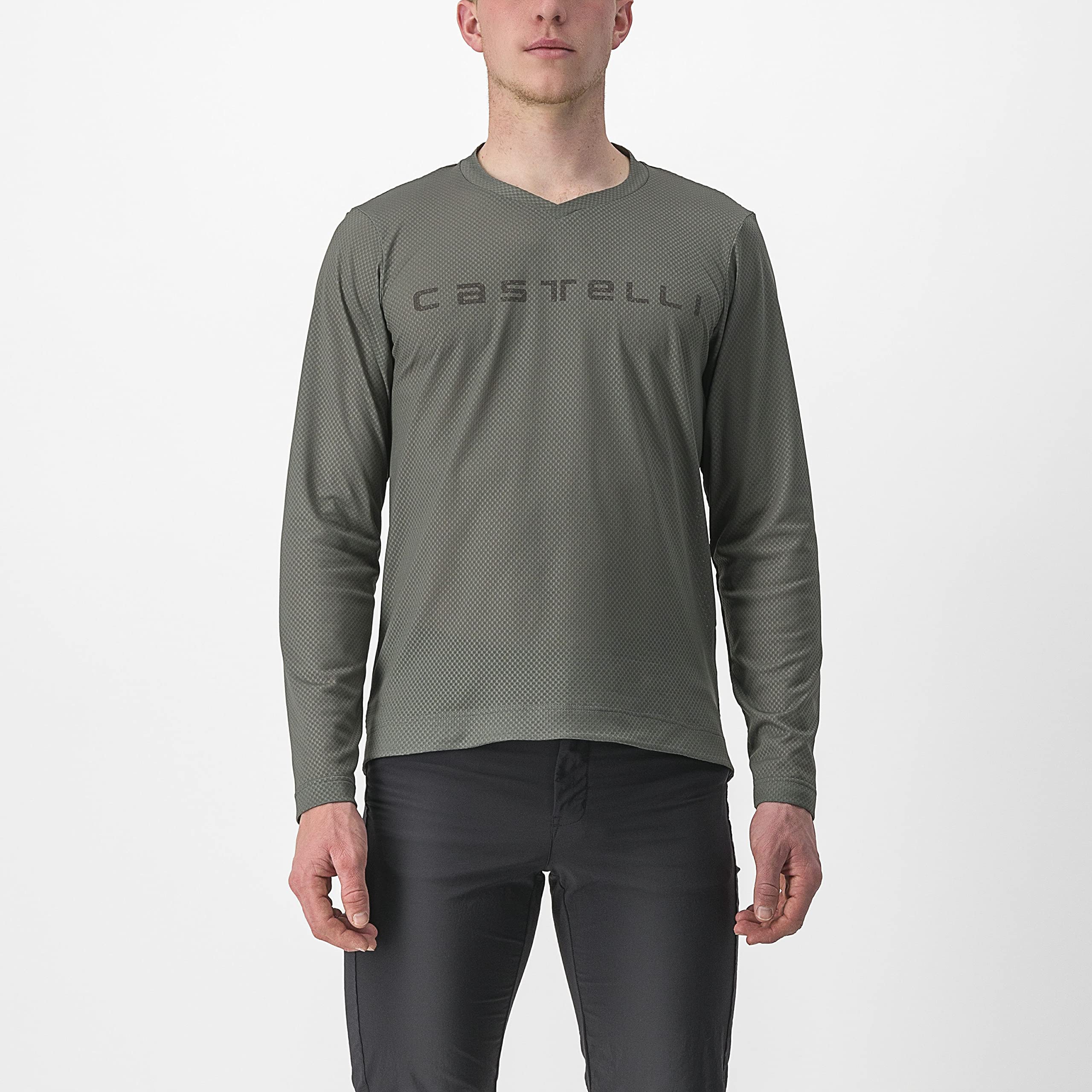 CASTELLI Trail Tech LS Tee 2 T-Shirt Uomo (Pacco da 1)