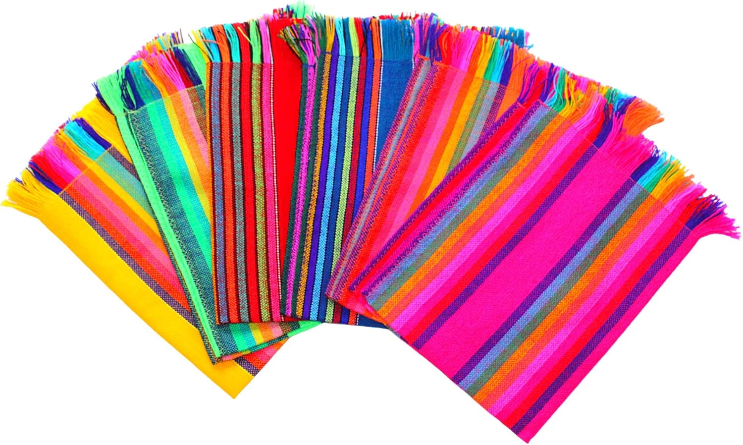 Mexican placemats, Fiesta Napkins Mexican Cloth, Bulk Set