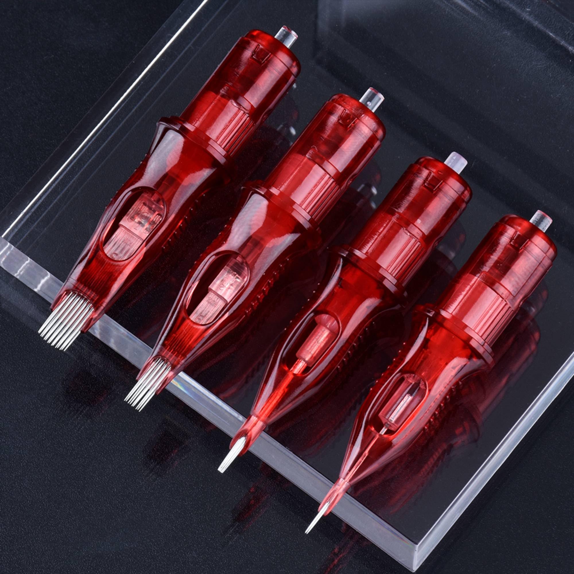 Jefs MAST Mast Disposable Tattoo Needle Cartridges 20Pcs for Tattoo Artists Round Magnum Shader Soft Edge Standard Pack 0.30mm Disposable Needles - Image 3