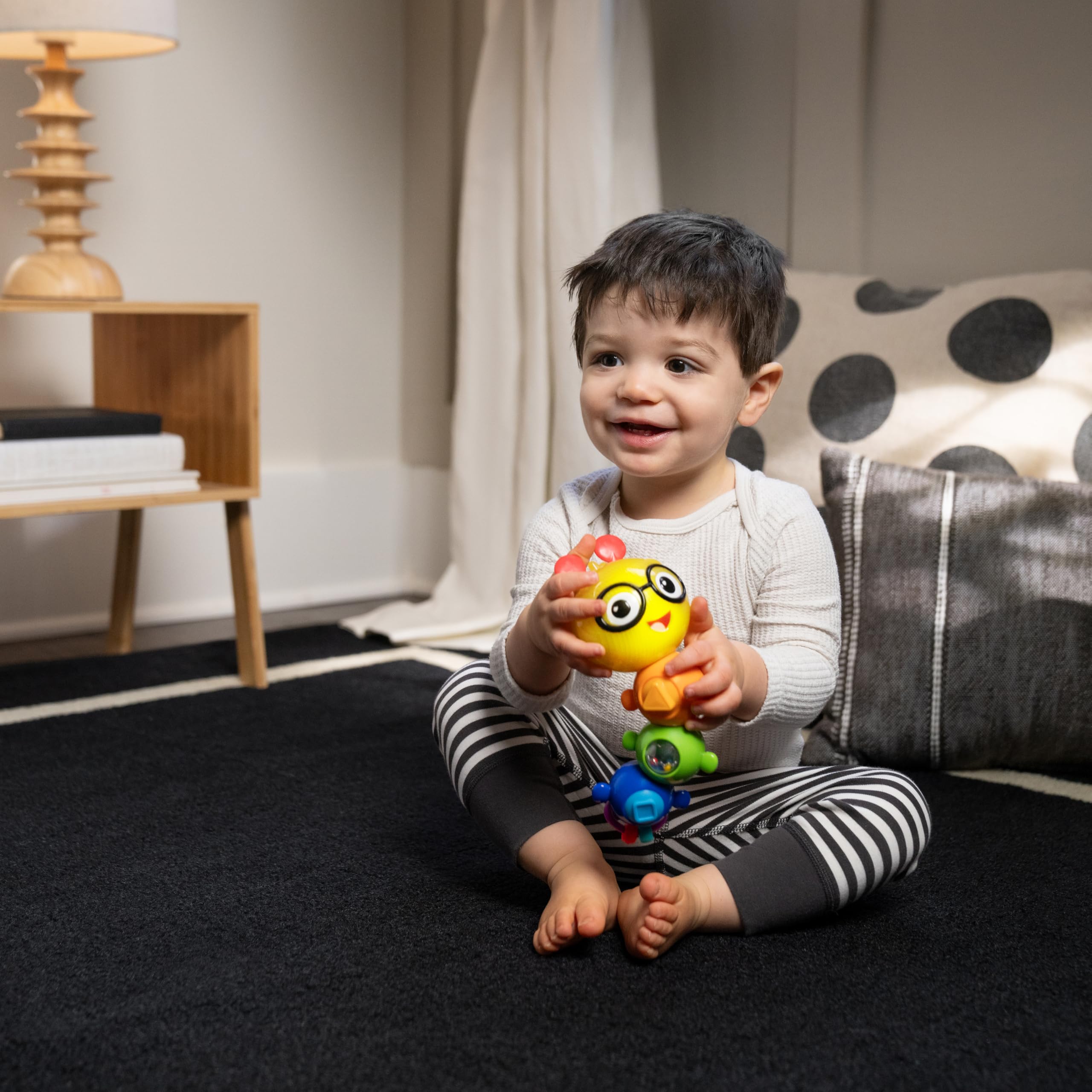 Baby Einstein Twist-a-Pal Cal Sensory Toy, with Music and Bead Chaser, Ages 6 Months and Up - Image 3