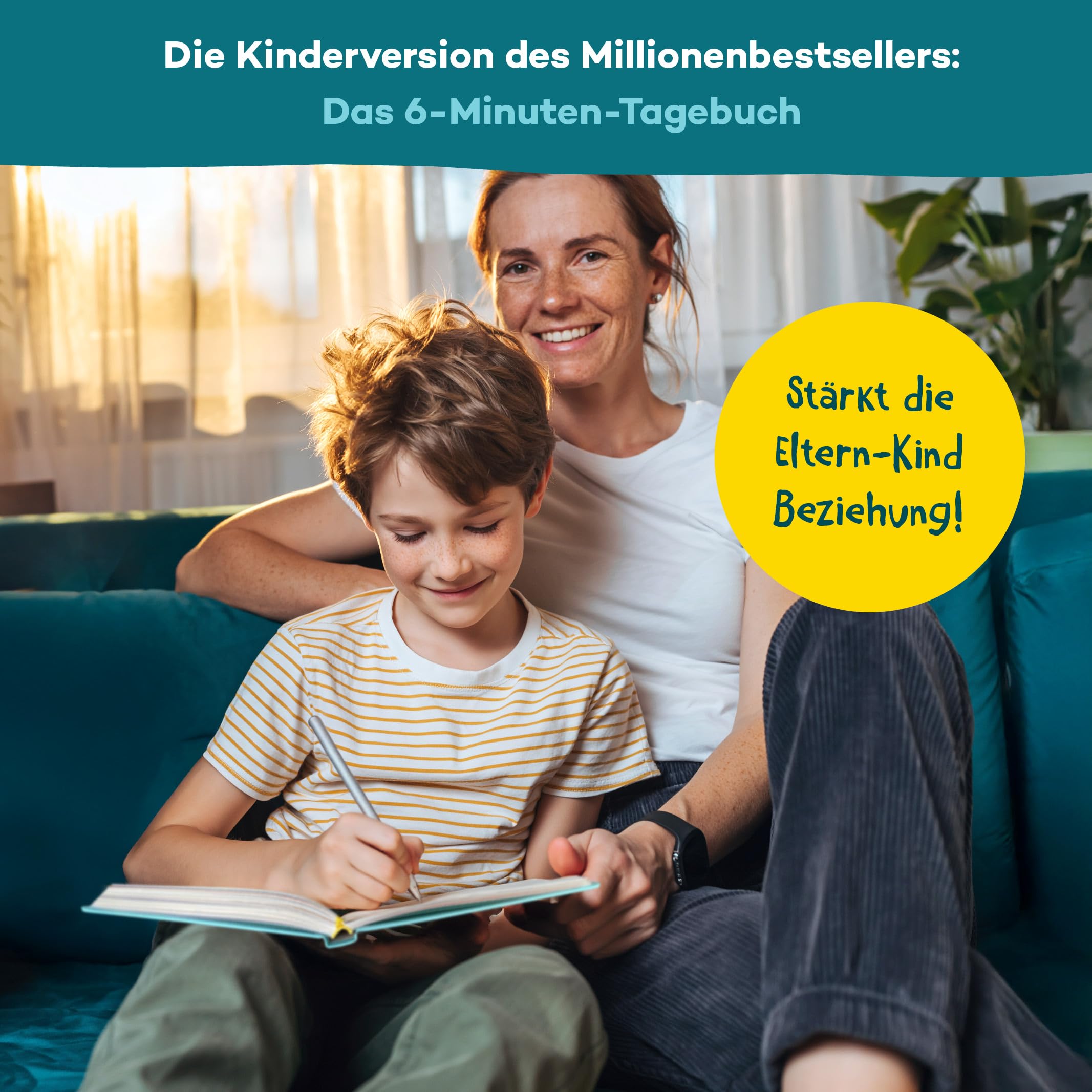 6-Minuten Gefühlstagebuch Kinder 6-12 Jahre - Gefühle verstehen, Selbstbewusstsein & Achtsamkeit aufbauen - Tagebuch Mädchen & Jungs - Gefühle Buch
