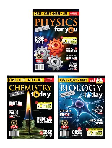 MTG Monthly Magazines Of September 2024 - Physics For You, Chemistry Today, Biology Today For NEET Exam 2024