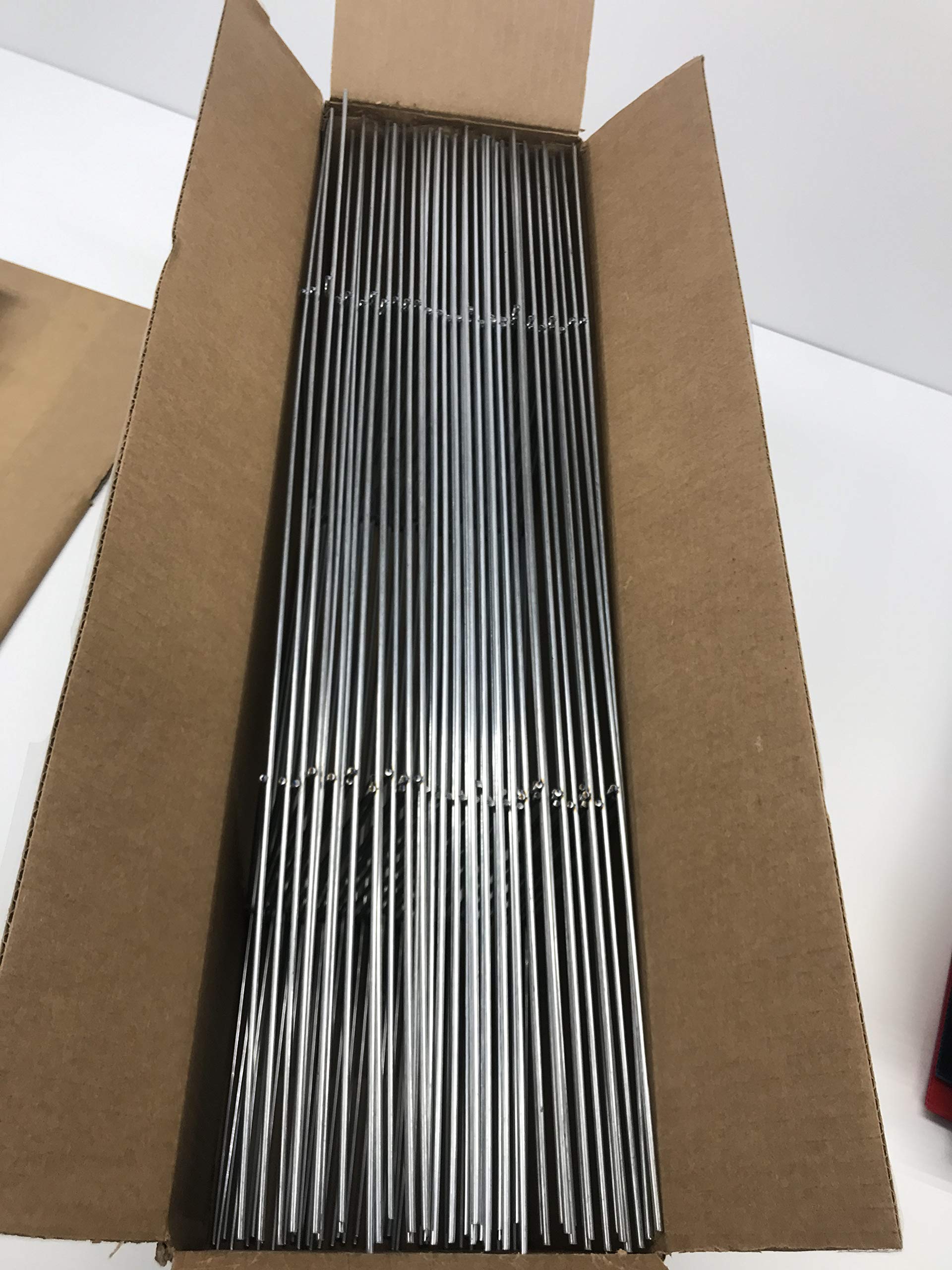 30 Metal Rod Wire Stake 10 x 24 inch x 9 Gauge Galvanized Wire, Pack of 30 Stake 24'' Tall 10'' Wide use with 4mm or 5mm Corrugated Plastic Signs Ship Same Day (Pkg30Stake24'')