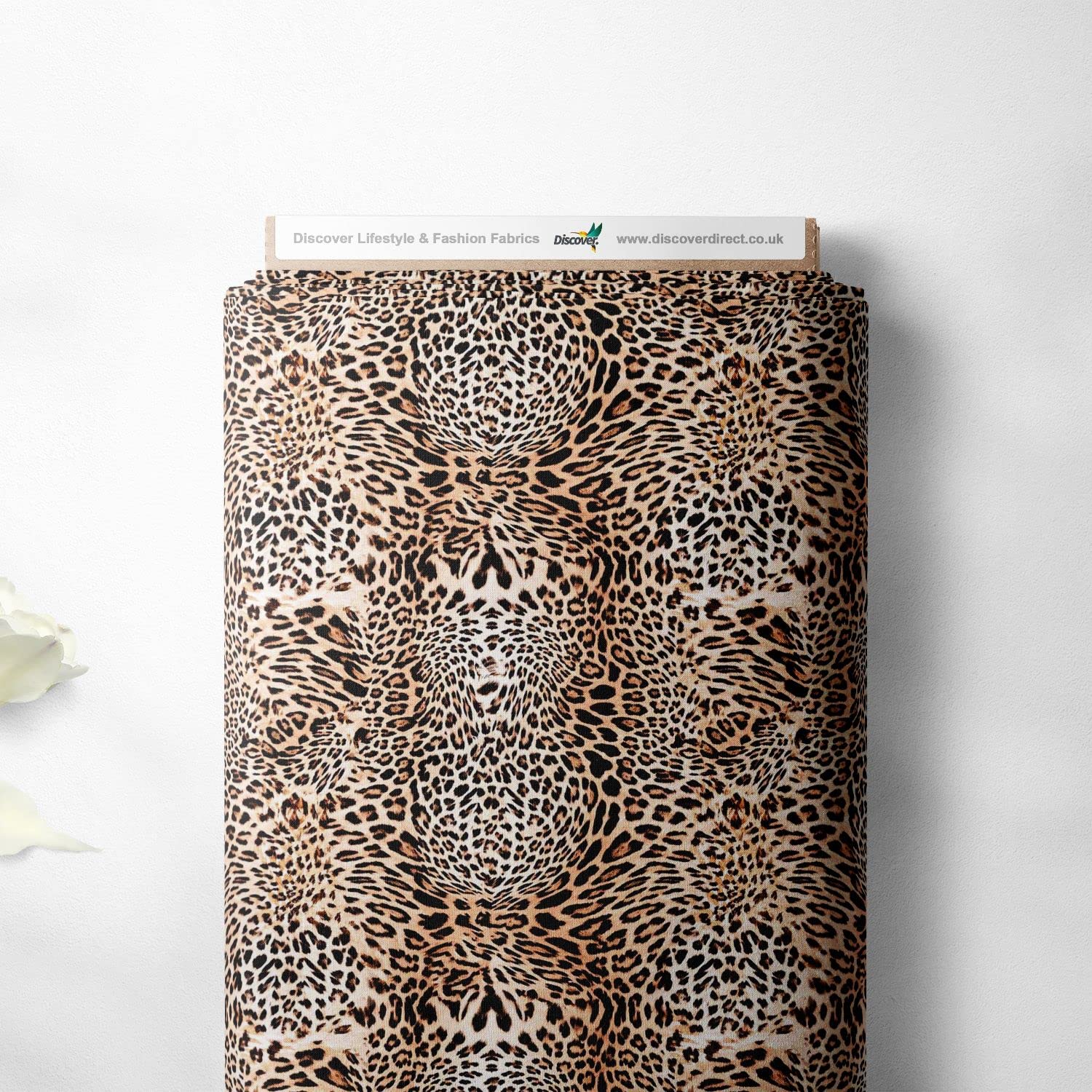 100% Cotton Animal Skins Skin Printed Design Children Kids Craft Dress Quality Sewing Fabric Material | 55" - 140 cm Wide (Per Half Metre, Cheetah)