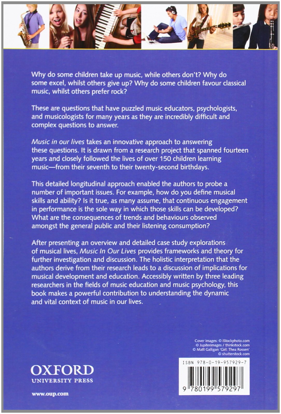 Music in Our Lives: Rethinking Musical Ability, Development and Identity