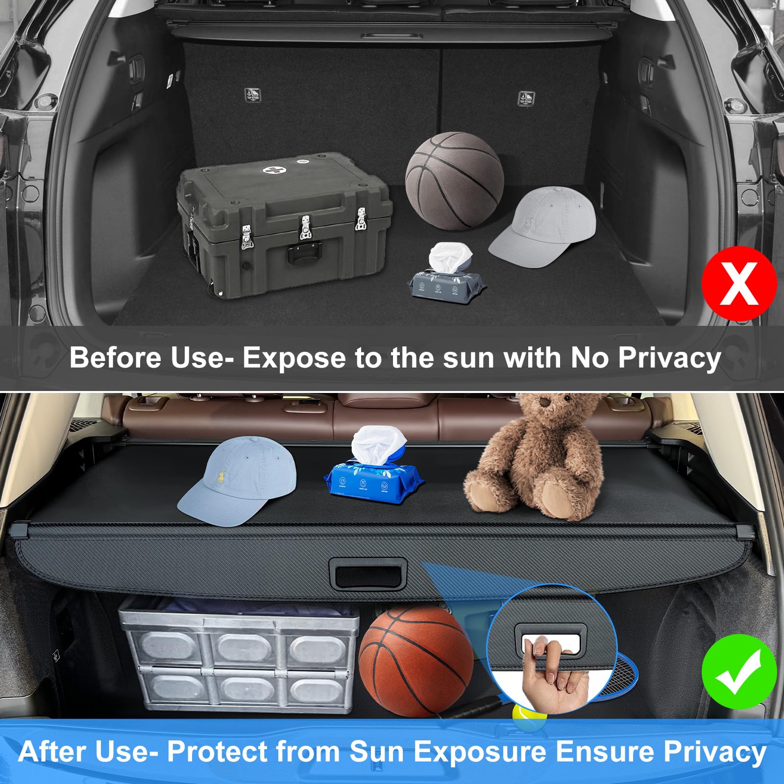 Amazon.com: AUXKO Retractable Cargo Cover for BMW X5 2025-2019