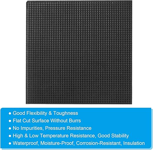 Miniatura 9 de PATIKIL Bloque de banco de 6 x 6 x 0.4 pulgadas, paquete de 2 bases antideslizantes de goma para joyeros martillar, dar forma, perseguir, aplanar