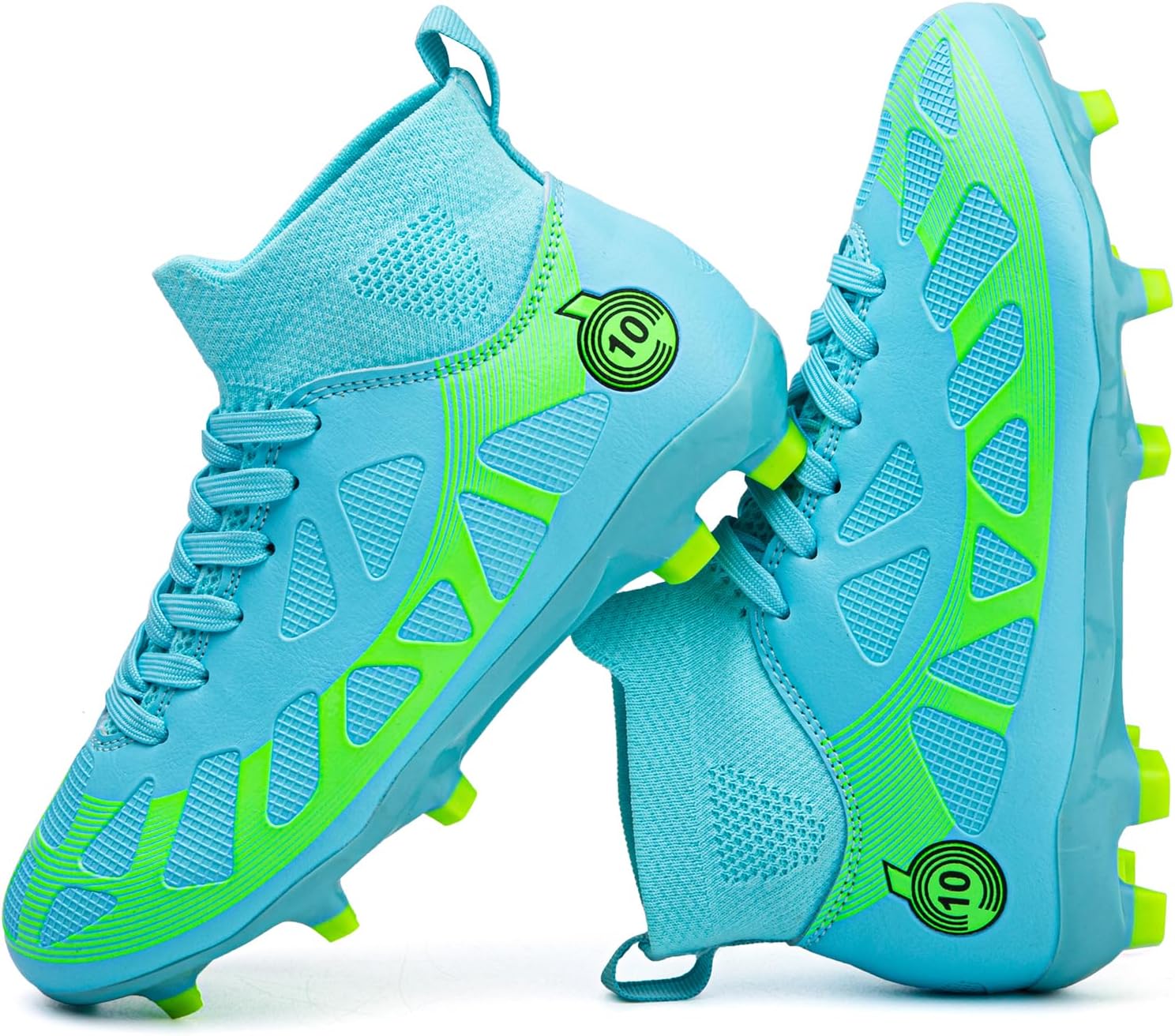 Kids Soccer Cleats Boys Girls Athletic Outdoor Football Shoes