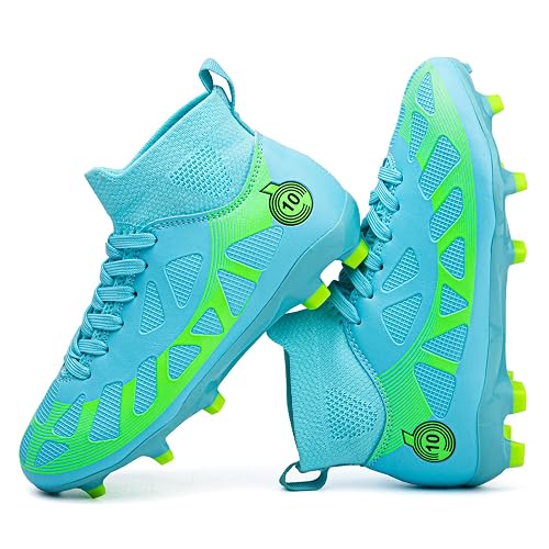 Kids Soccer Cleats Boys Girls Athletic Outdoor Football Shoes