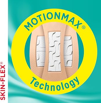 Band-Aid, Brand Skin-Flex Adhesive Bandages for First Aid and Wound Care of Minor Cuts and Scrapes and Burns, Flexible Sterile Bandages for Fingers and Knees, Extra Large, All One Size, 7 Count