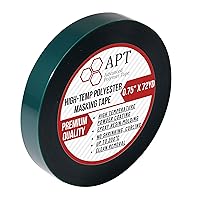 Vista 15 de APT Cinta de poliéster con adhesivo de silicona, alta temperatura, 3.5 mil de grosor, recubrimiento en polvo, recubrimiento electrónico