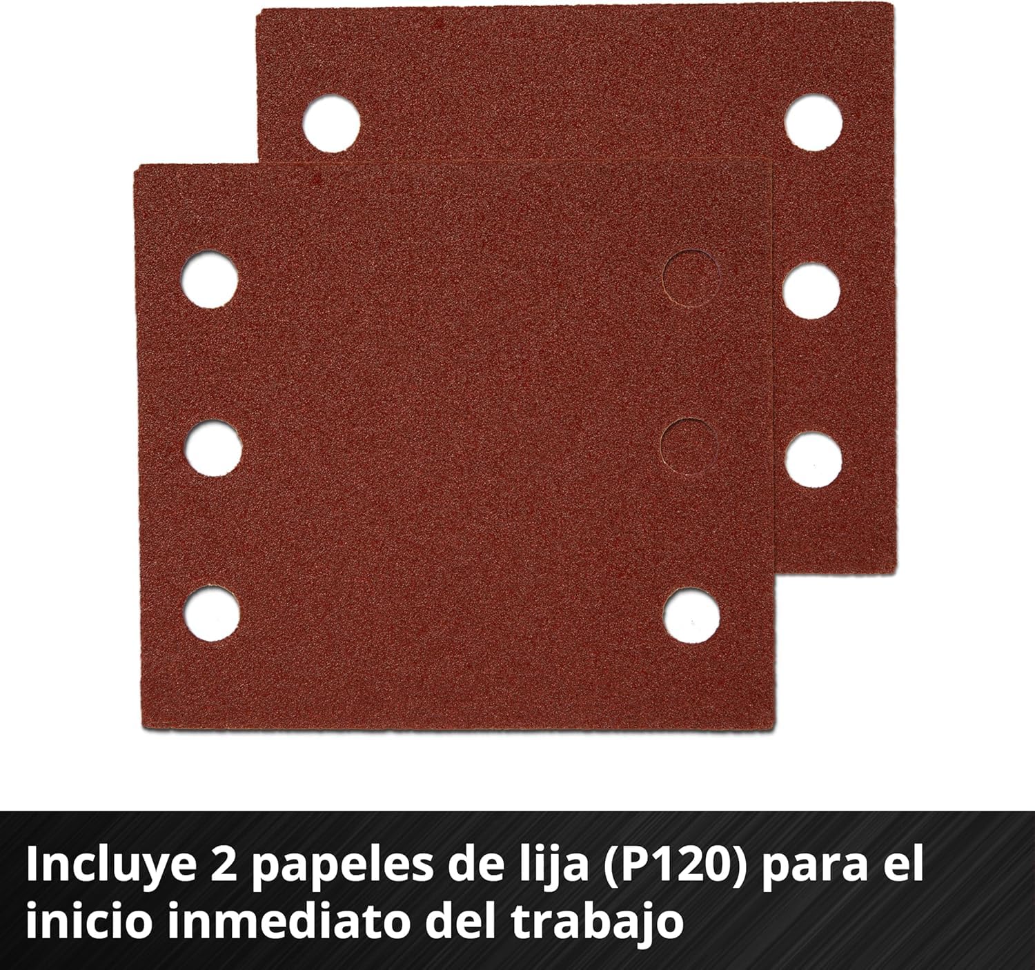 Einhell Lijadora de puño con batería TE-OS 18/113 Li-Solo Power X-Change (18 V, lijadora orbital, círculo oscilante de 1,8 mm, incl. 2 papeles de lija P120, sin batería)