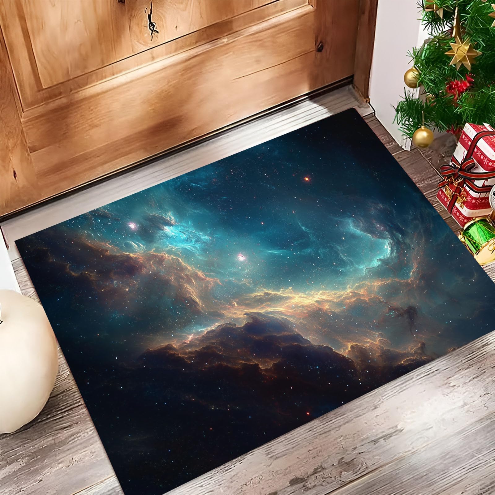 Tapis entrée intérieur antidérapant lavable pour stopper l'eau et la boue